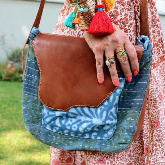 Lillo's leather laptop bag