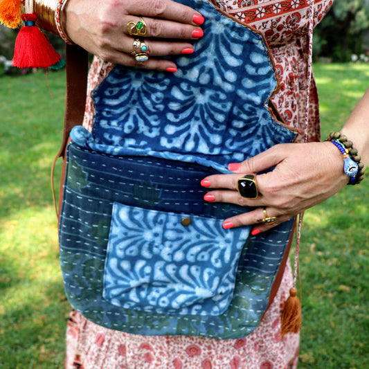 Lillo's leather laptop bag