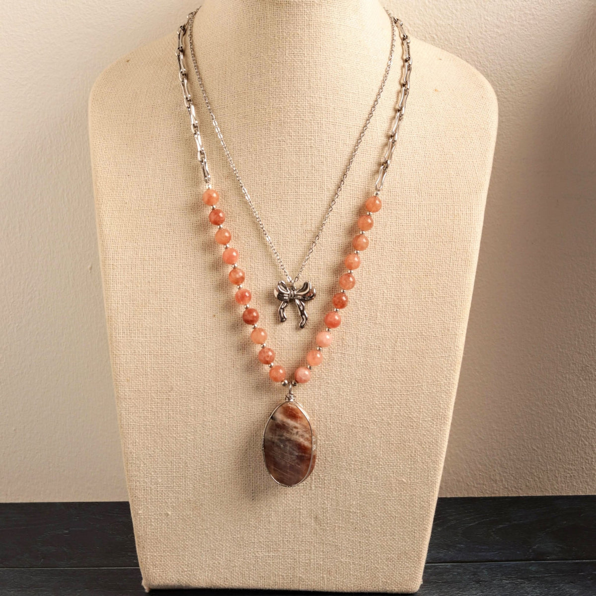 Peach moon- Handmade Jewellery - i am boho