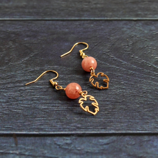 Monstera moon- Handmade Jewellery - i am boho