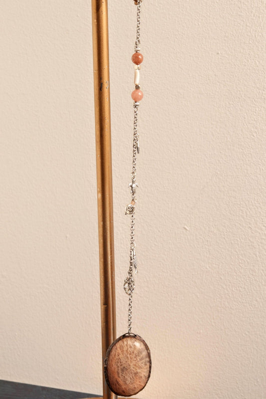 Moonlit Talisman Hanging Charm- Handmade Jewellery - i am boho