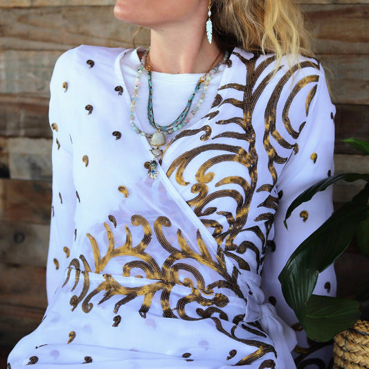 Moonglow wrap dress- Handmade Jewellery - i am boho
