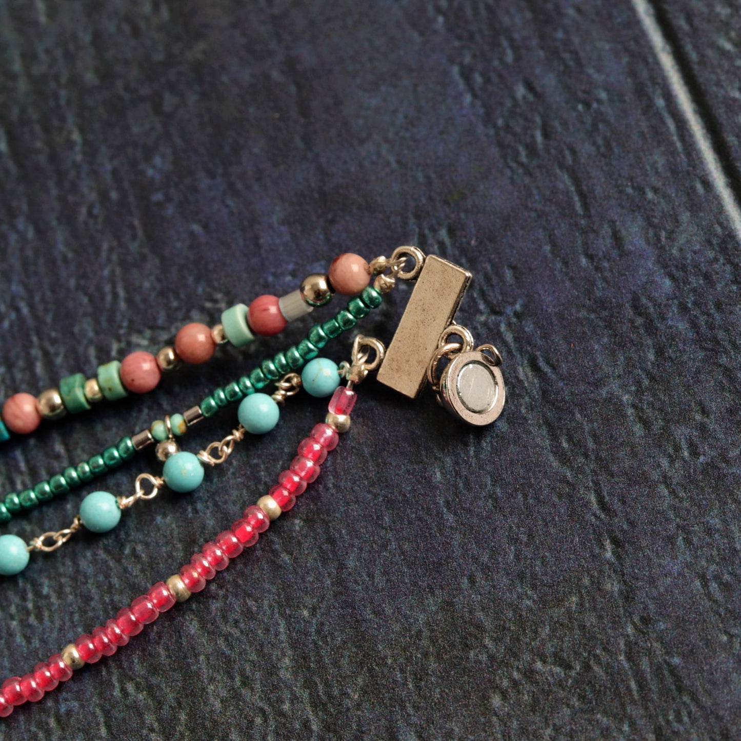 Turquoise & Rhodonite