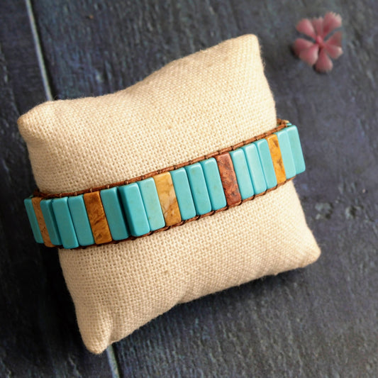 Howlite & Coral - Handmade Jewellery - i am boho