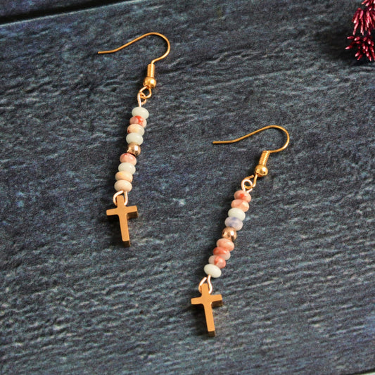 Cross & Plum blossom