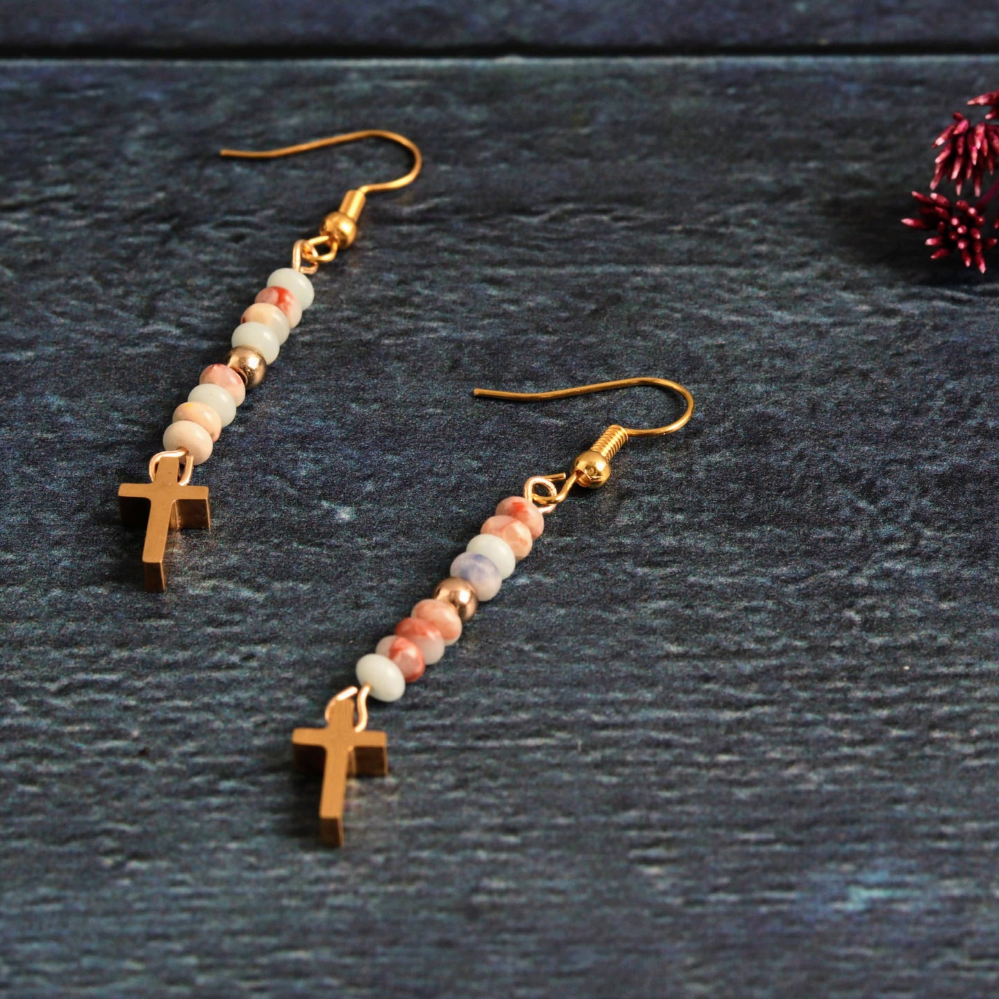 Cross & Plum blossom