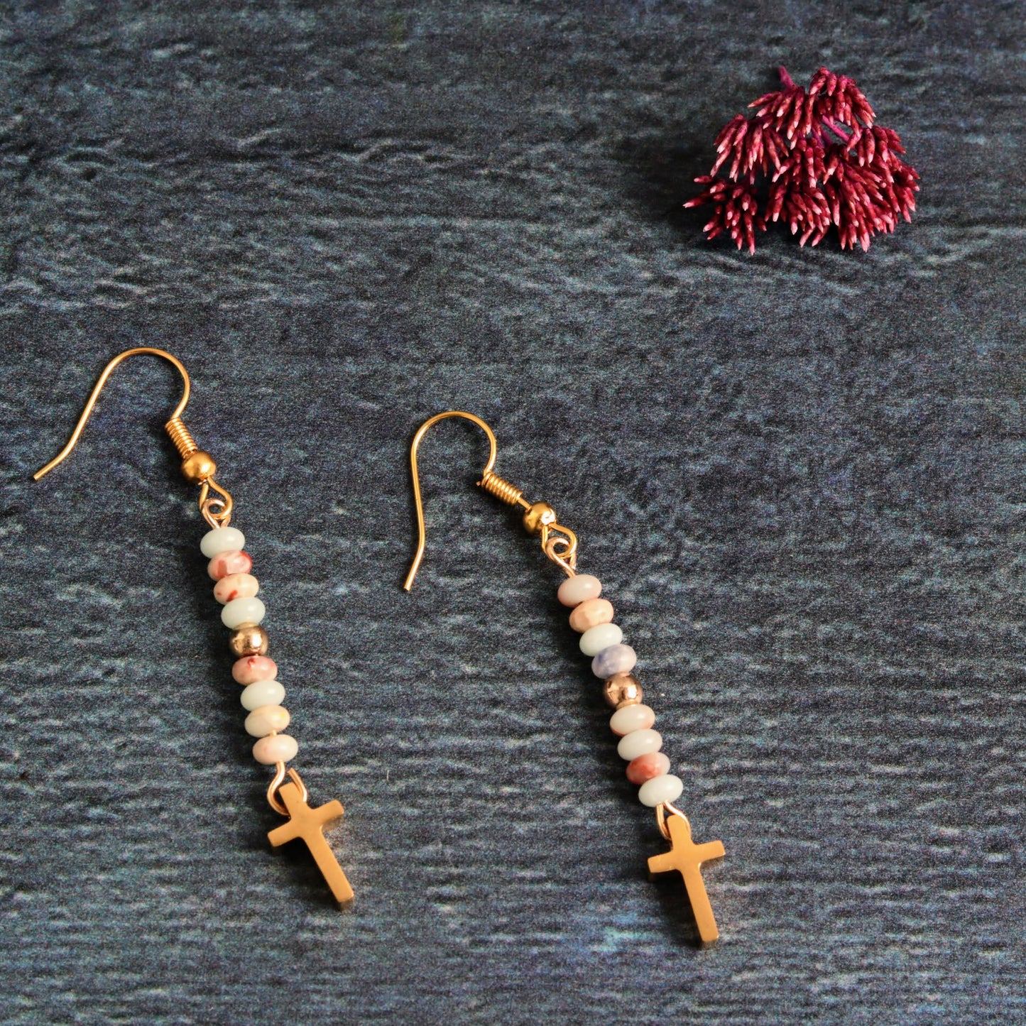 Cross & Plum blossom