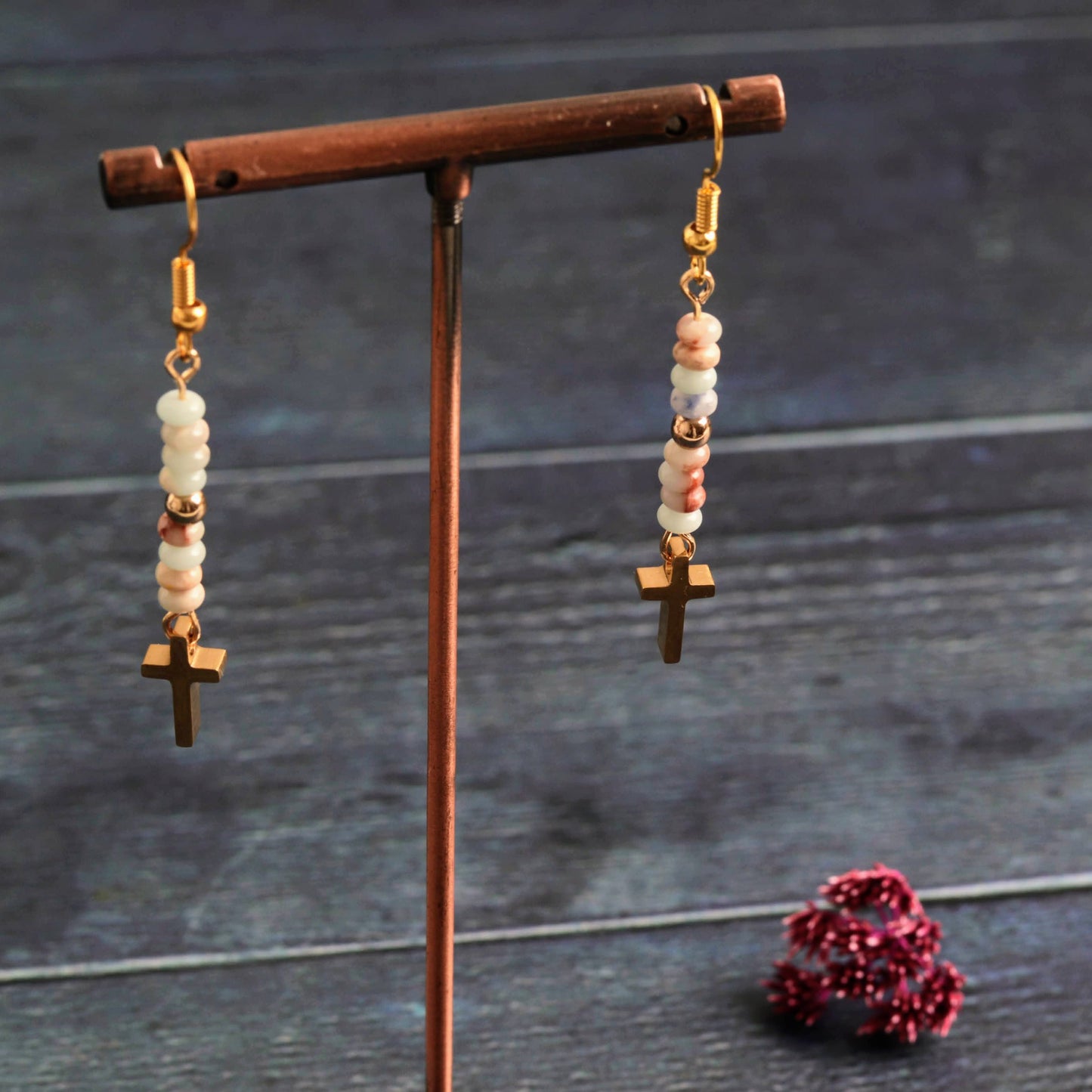 Cross & Plum blossom