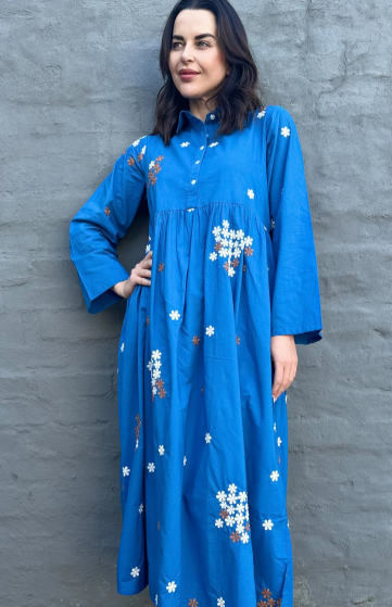 Nevaeh dress in Cobalt