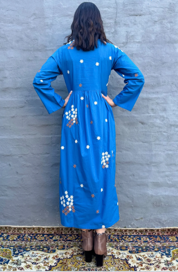 Nevaeh dress in Cobalt