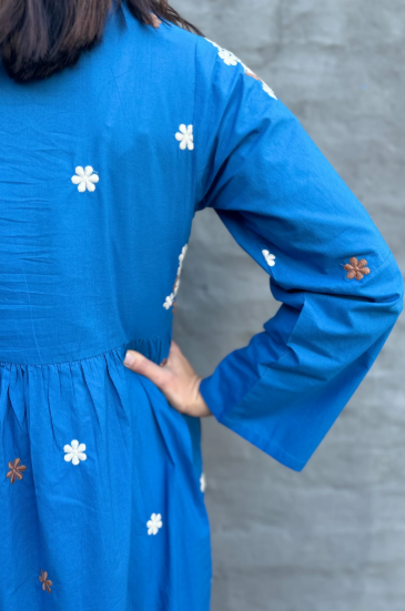 Nevaeh dress in Cobalt