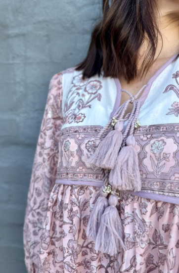Rosie dress in Dusty Rose