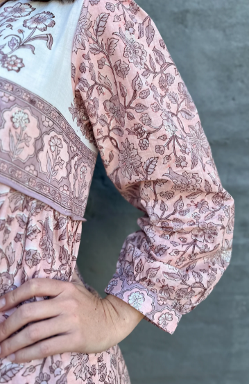 Rosie dress in Dusty Rose