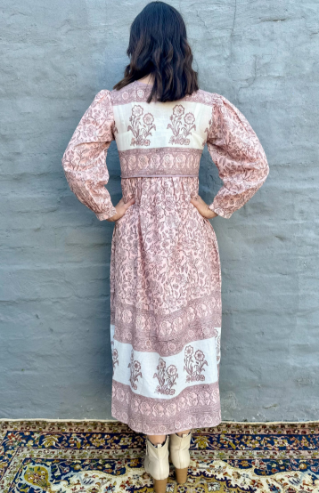 Rosie dress in Dusty Rose