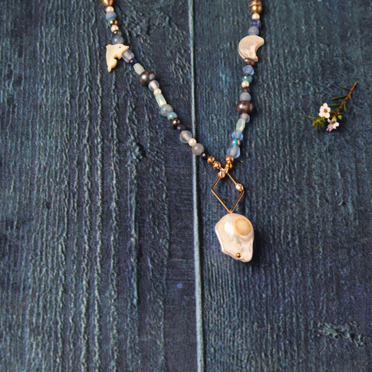 Pearl & Sodalite