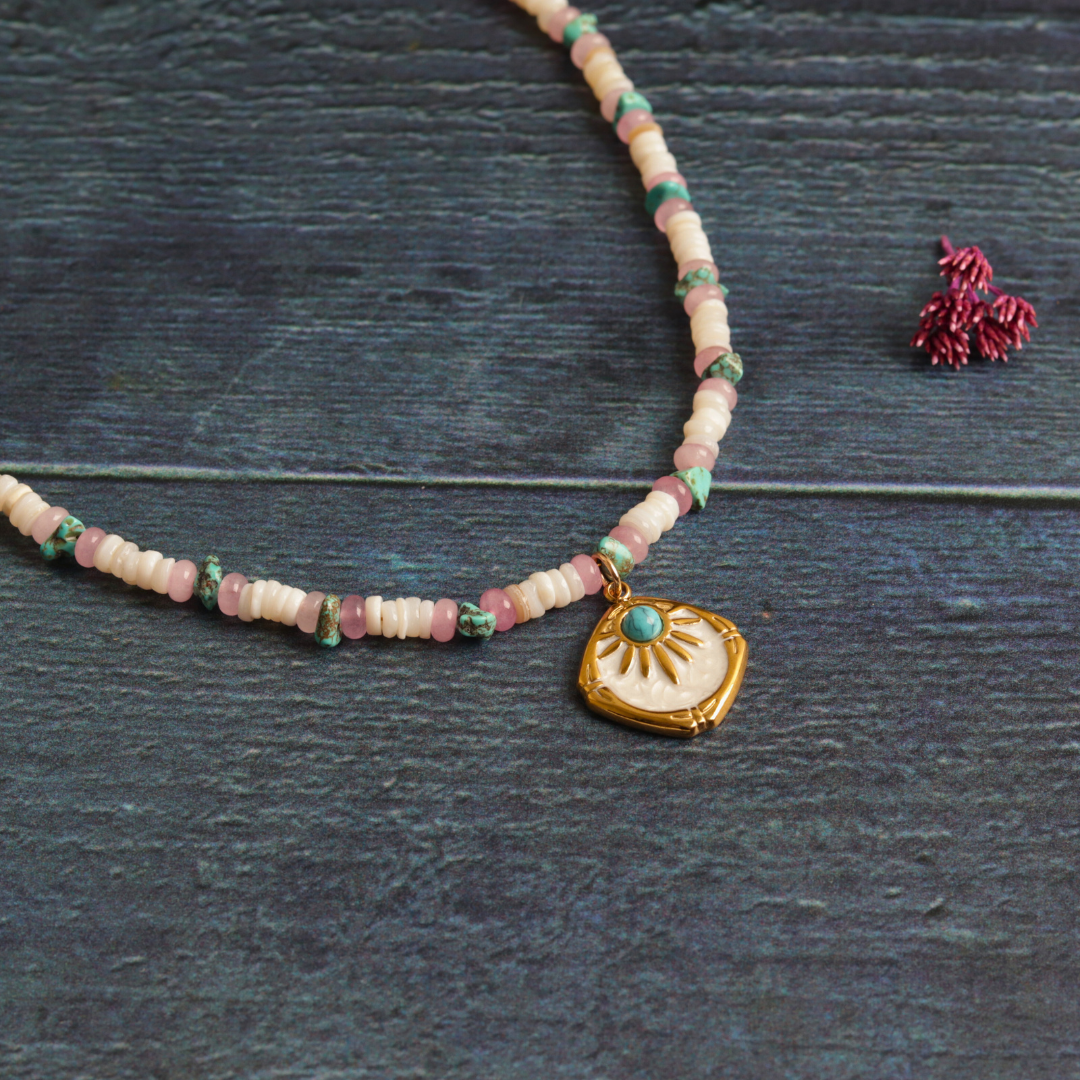 Turquoise & Rose Quartz
