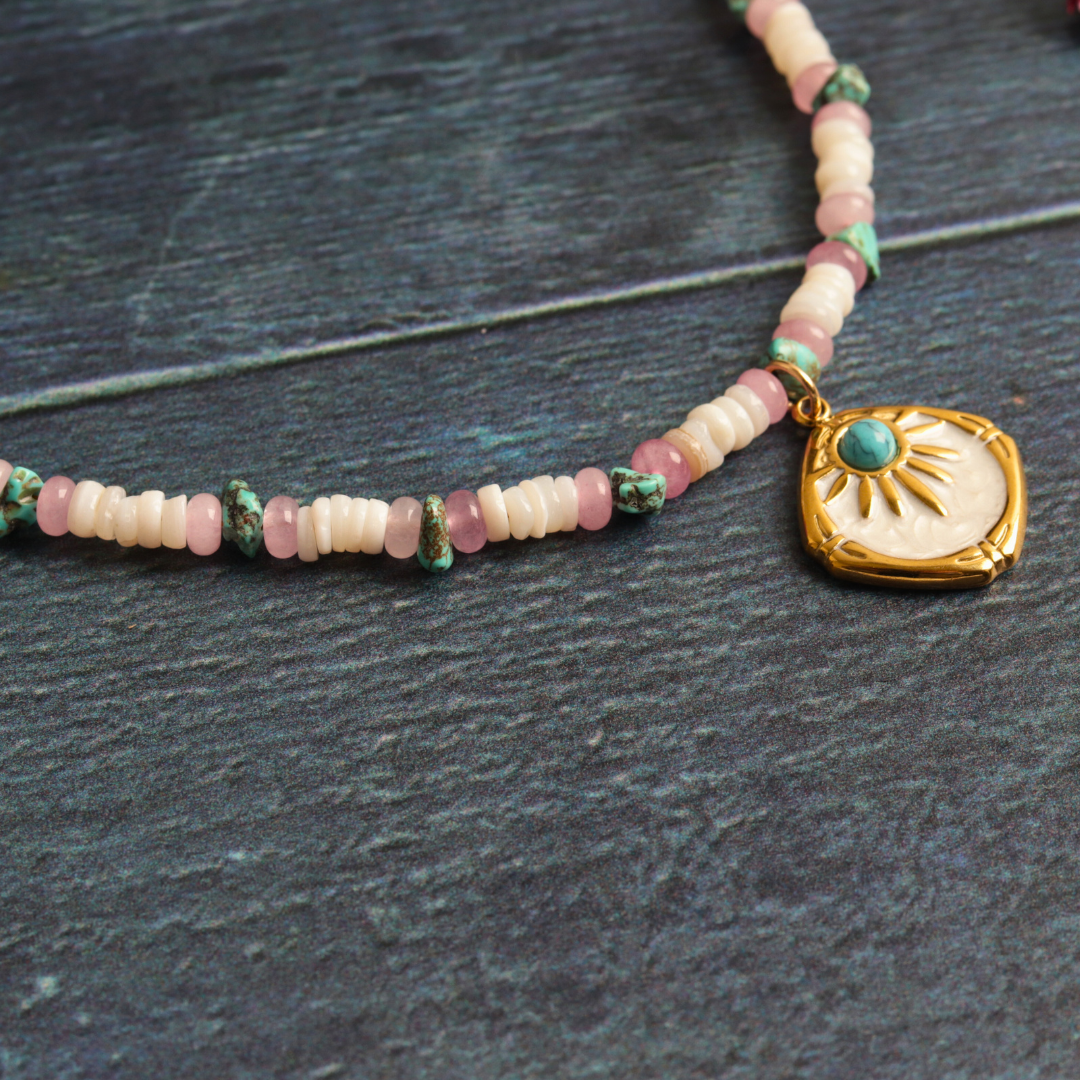 Turquoise & Rose Quartz