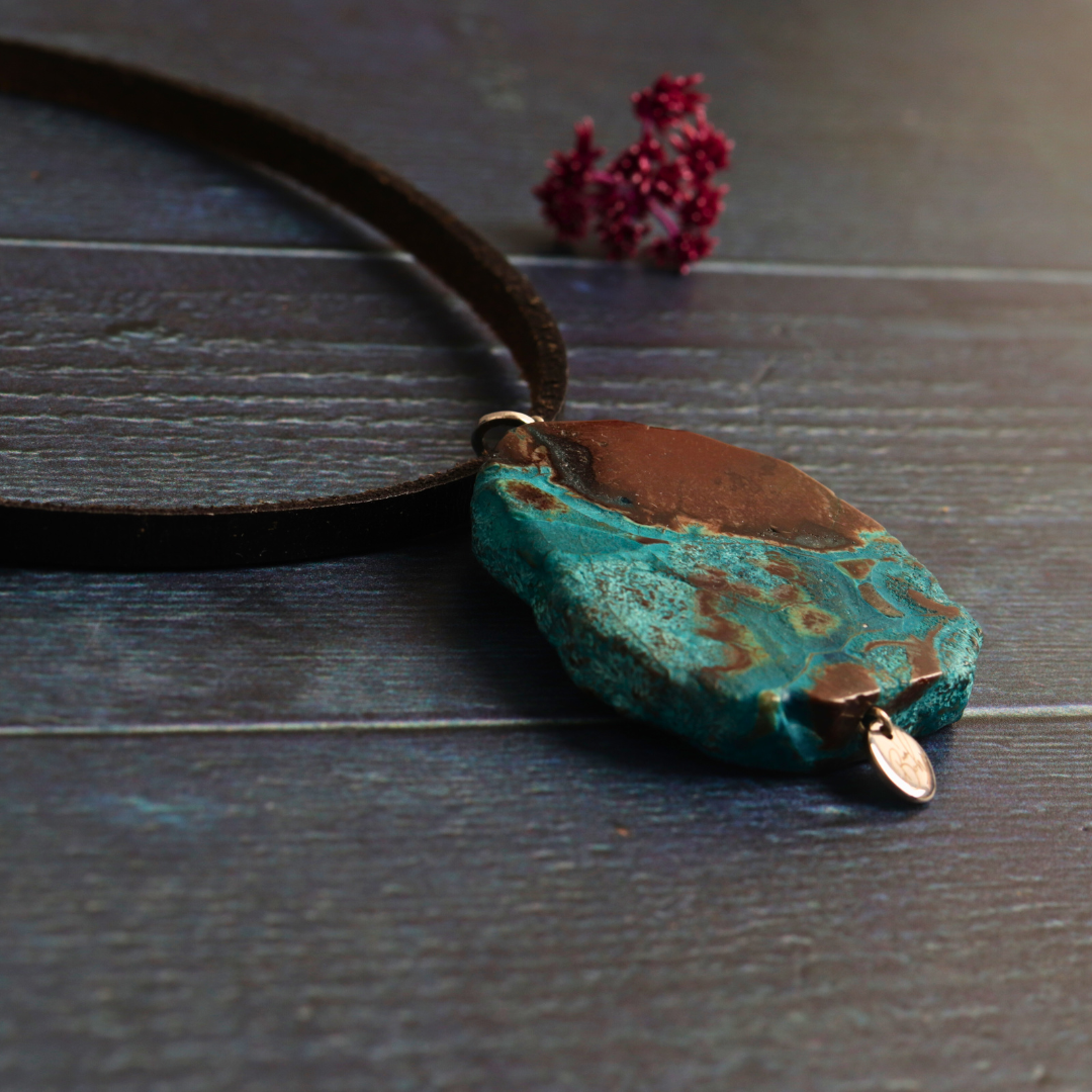 Leather & Ocean Jasper