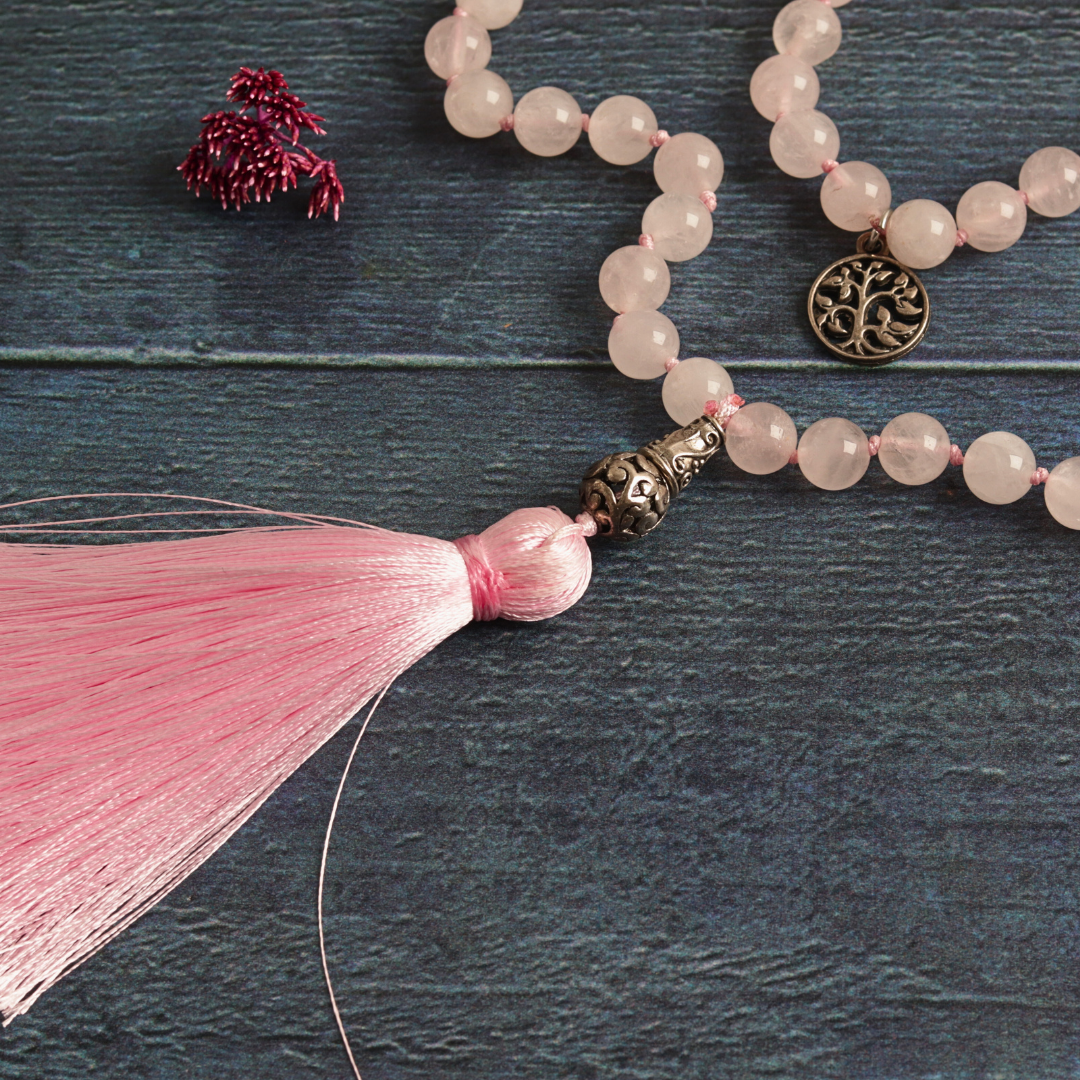 Rose Quartz Mala