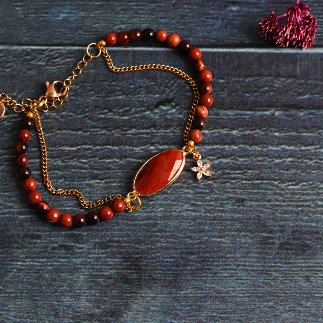 Tiger's Eye & Red Jasper