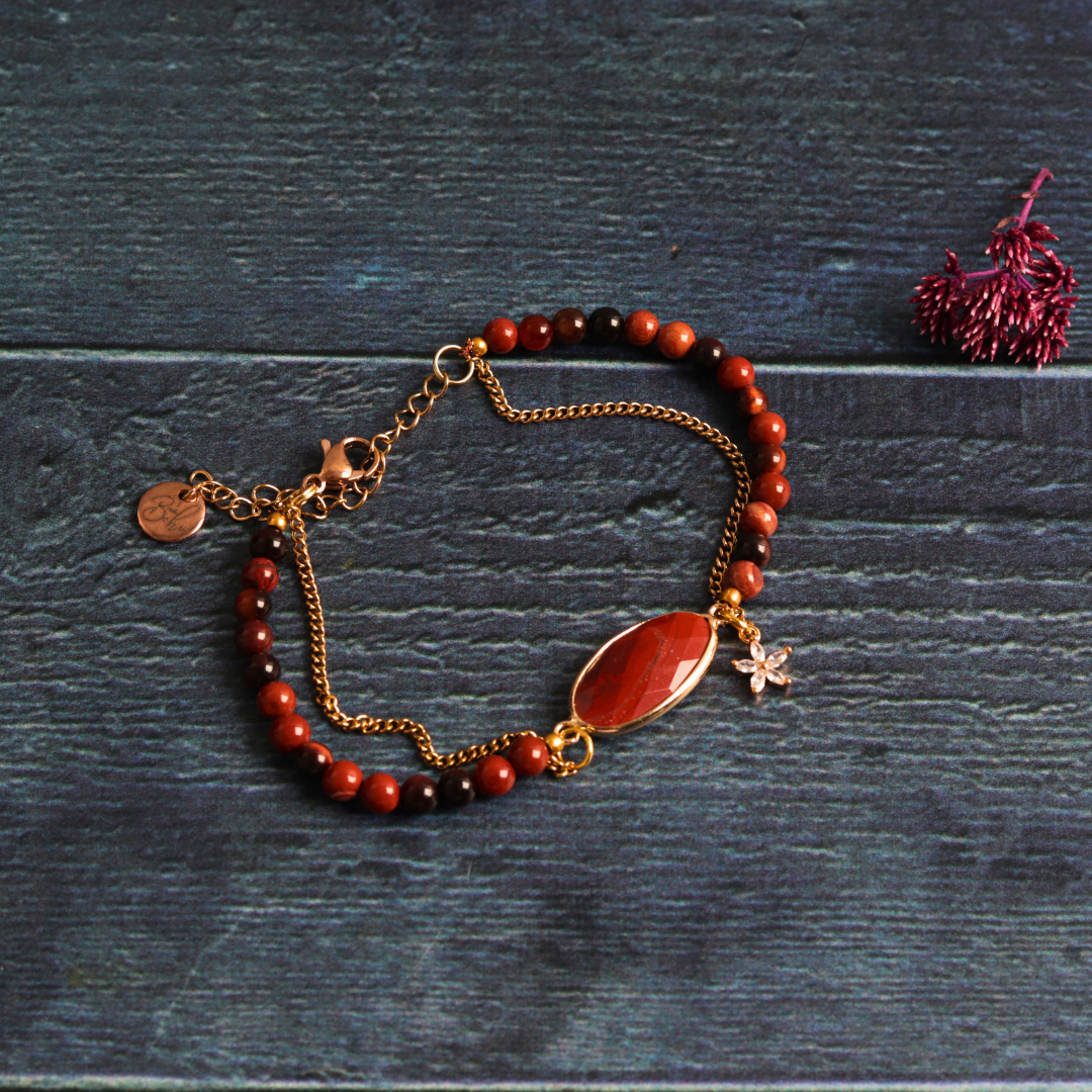 Tiger's Eye & Red Jasper