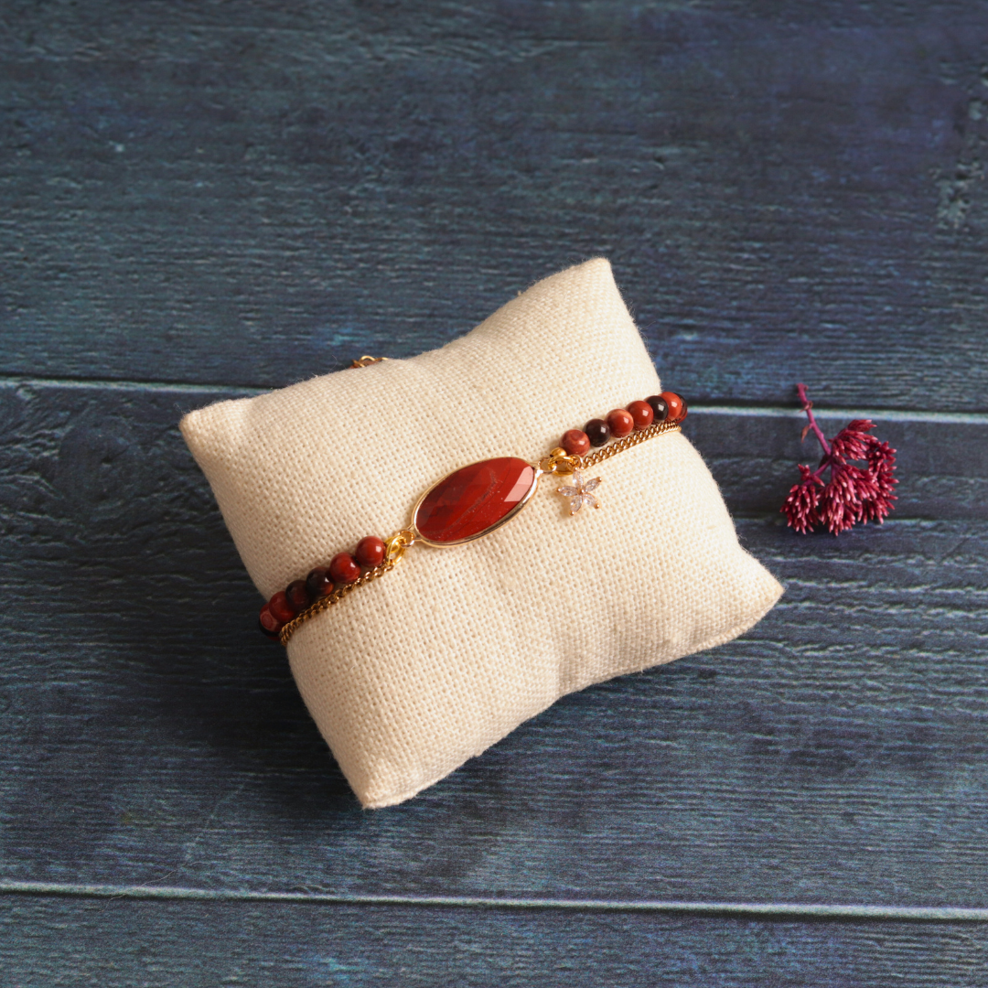 Tiger's Eye & Red Jasper