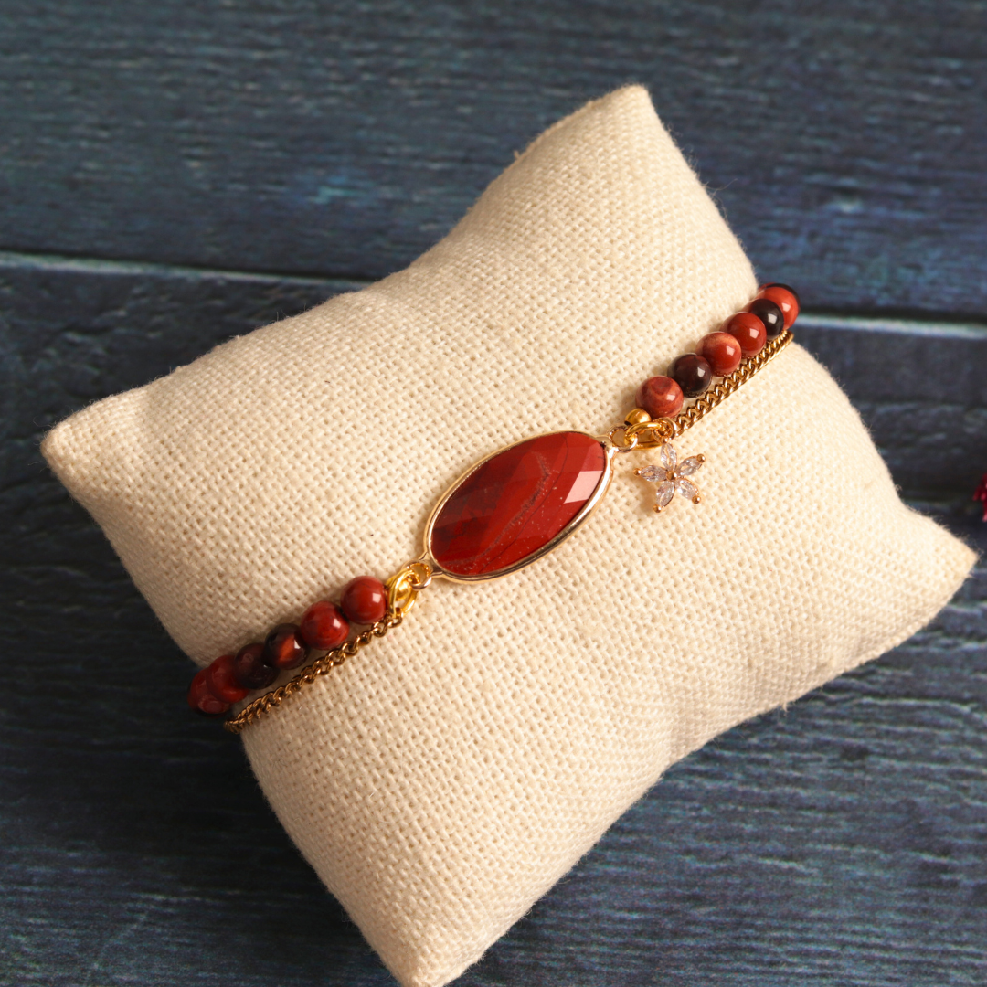 Tiger's Eye & Red Jasper