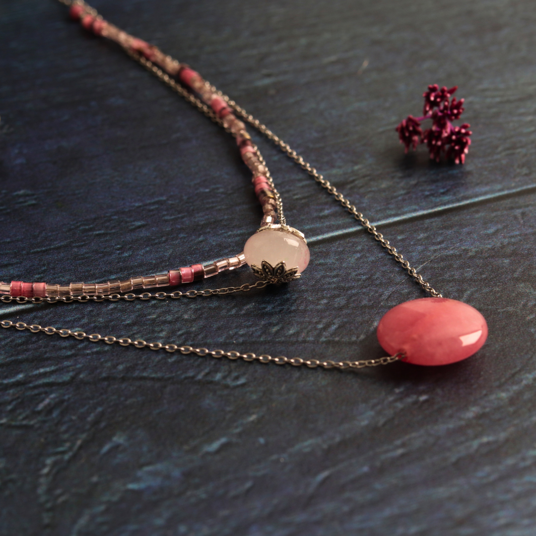 Triple Rose Quartz