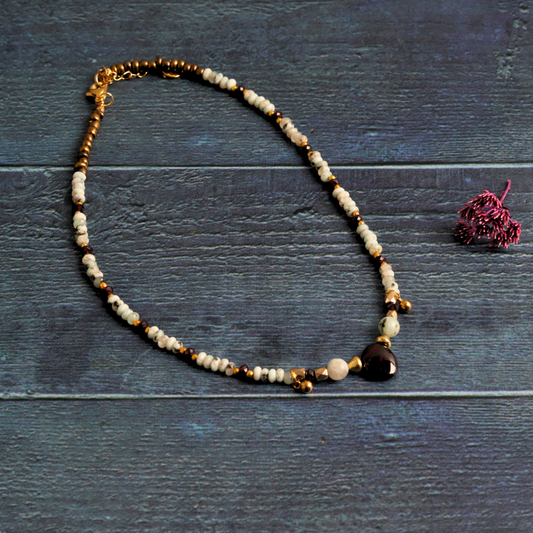 Sesame Jasper & Garnet