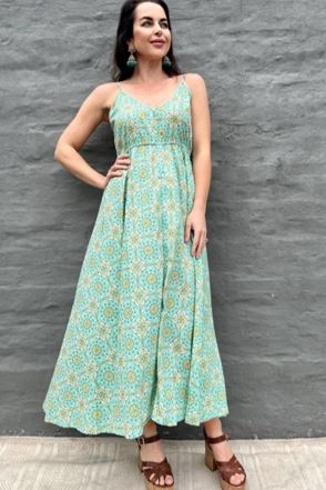 Lexi Dress in Moroccan Turquoise