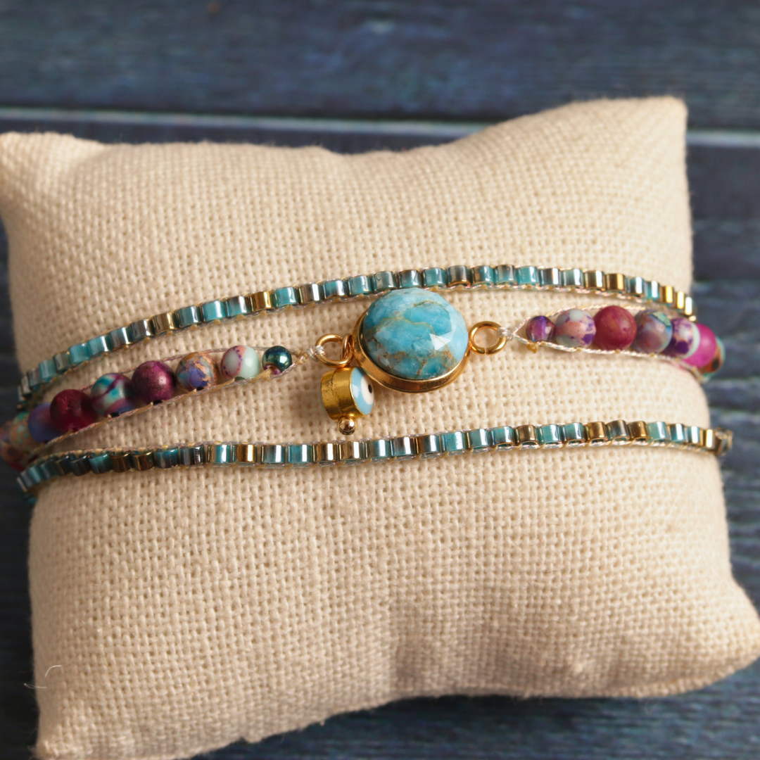 Purple Ocean Wrap