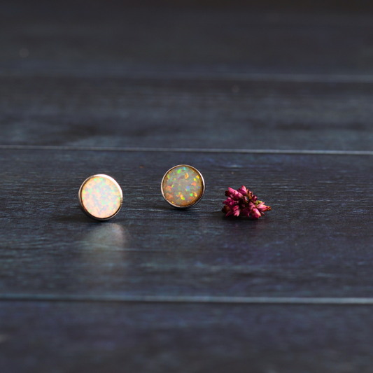 Molly moonstone studs