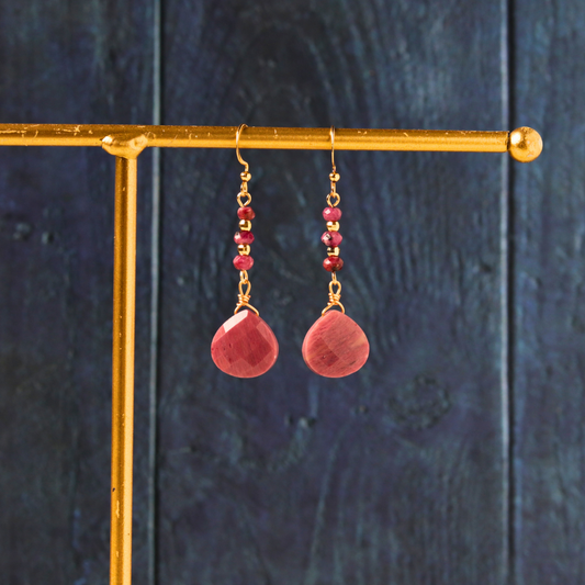 Beaded Rhodonite