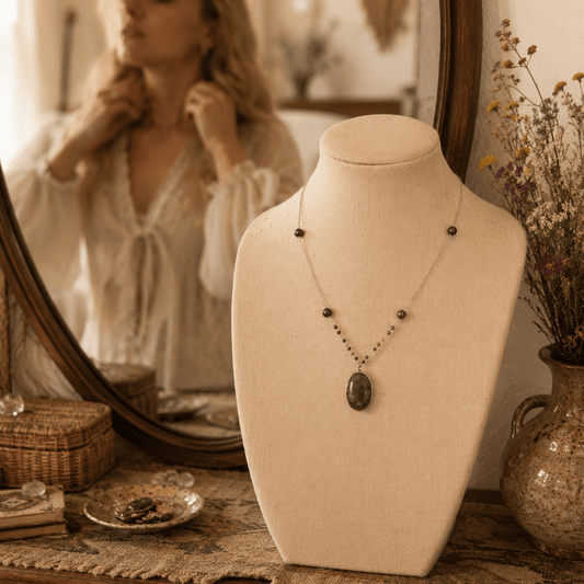Labradorite Pearl - Handmade Jewellery - i am boho