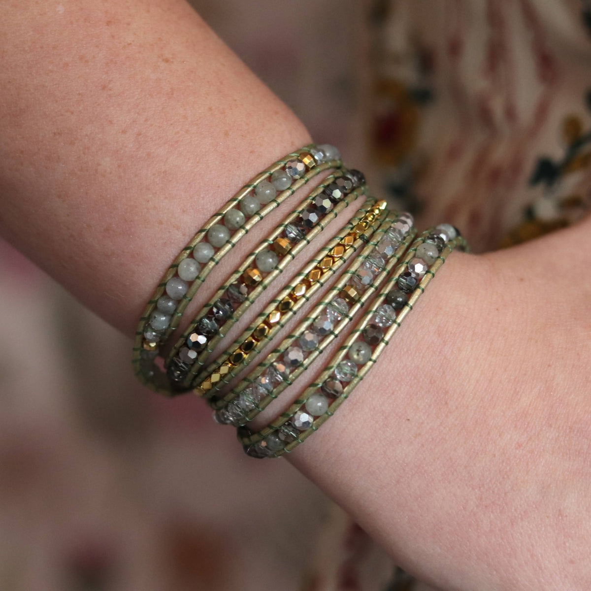 Agate & Labradorite Wrap- Handmade Jewellery - i am boho