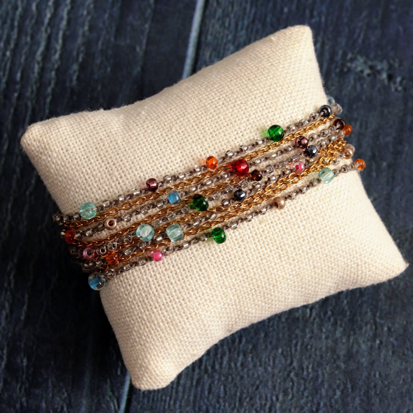 Multistrand bracelet