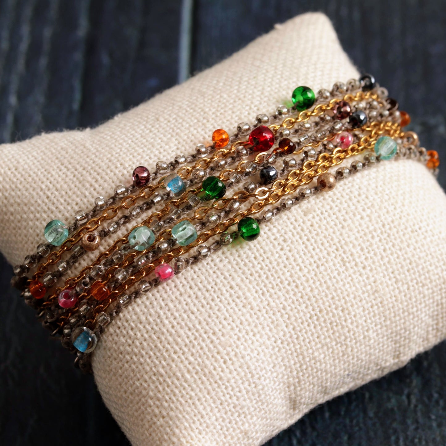 Multistrand bracelet