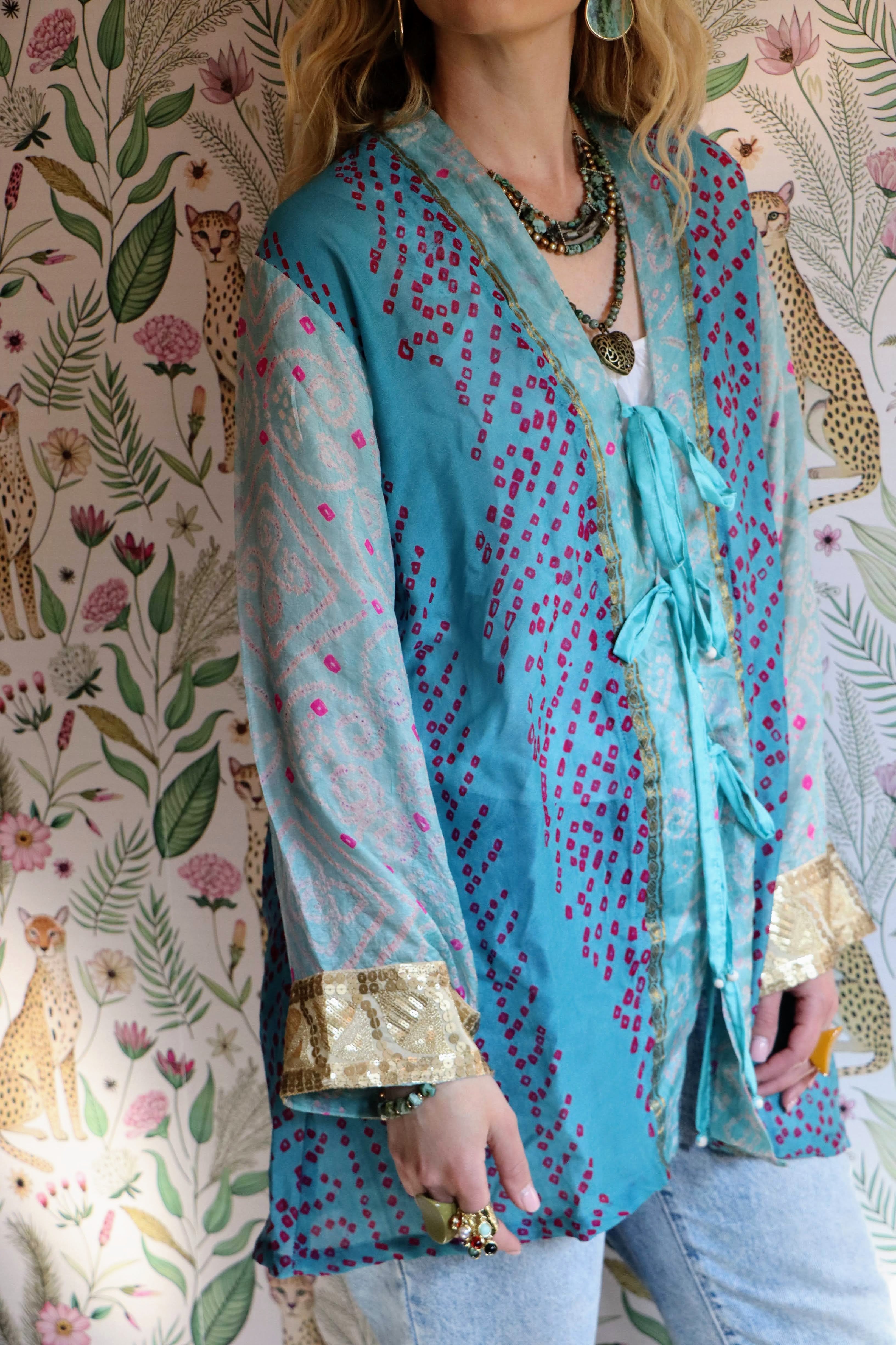 Painted Pulse Kimono Jacket