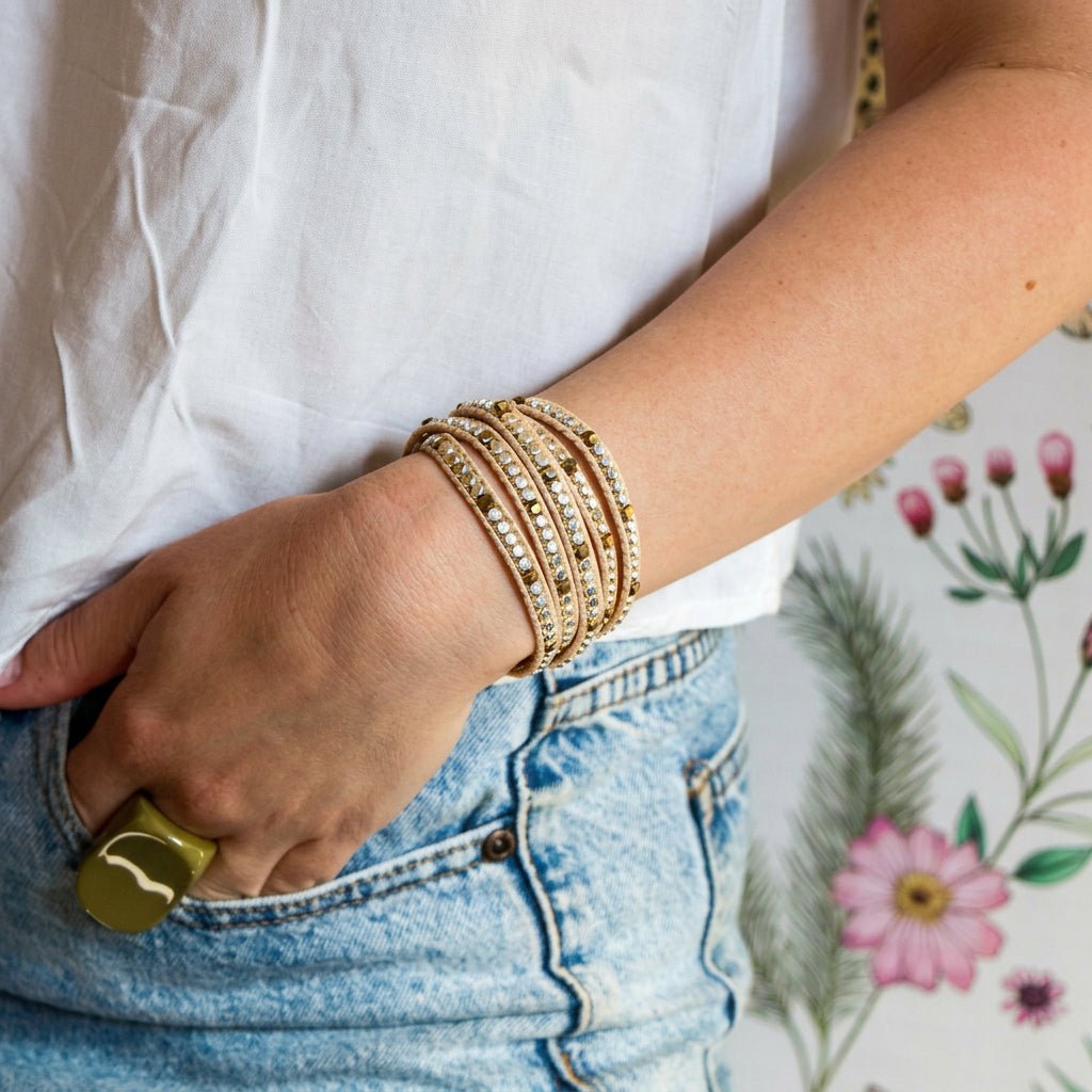 Metallic Bead Wrap