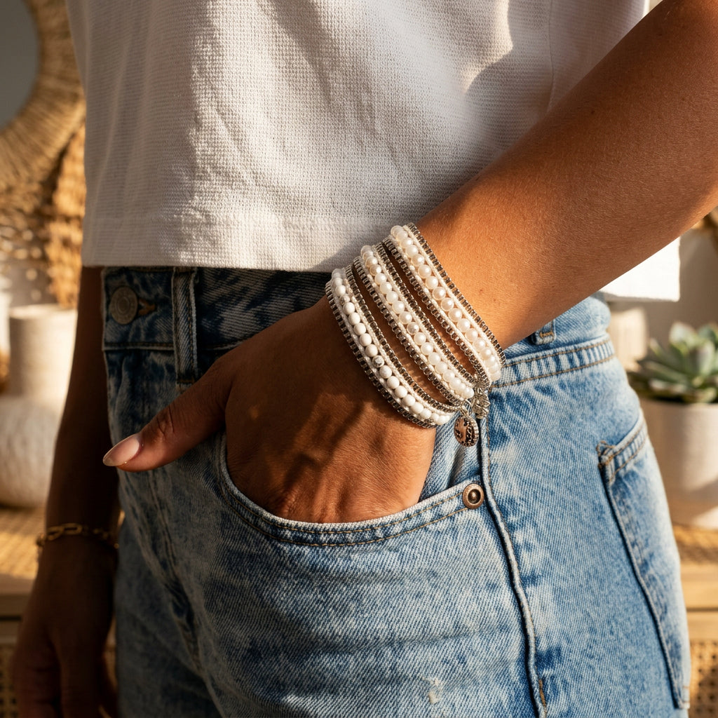 White Jasper Wrap