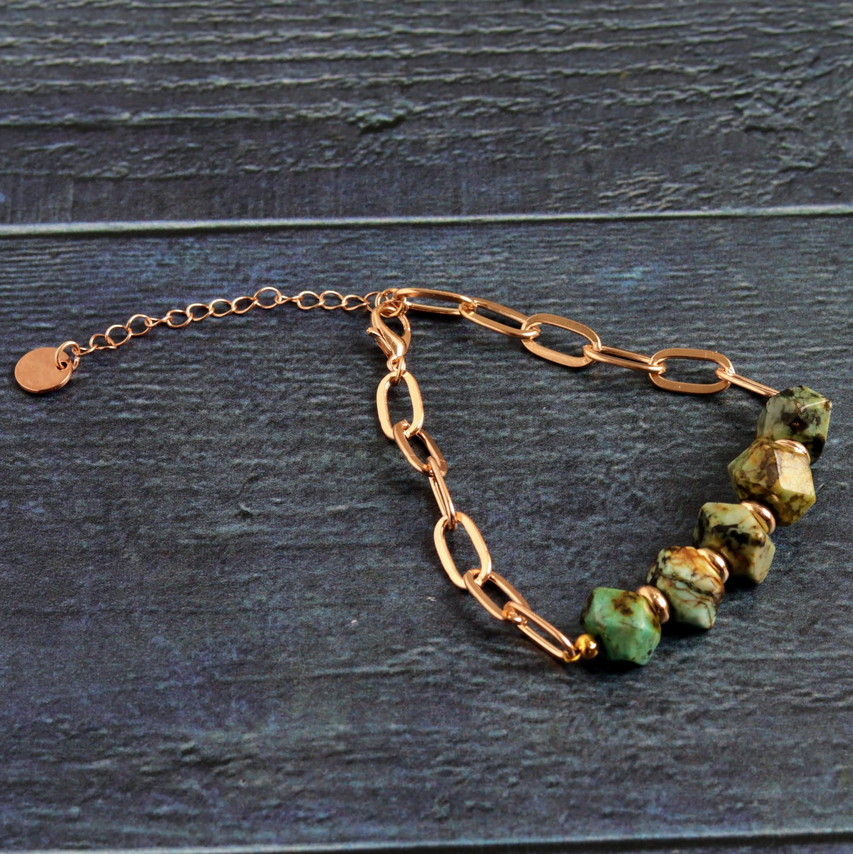 Green & Gold Bracelet