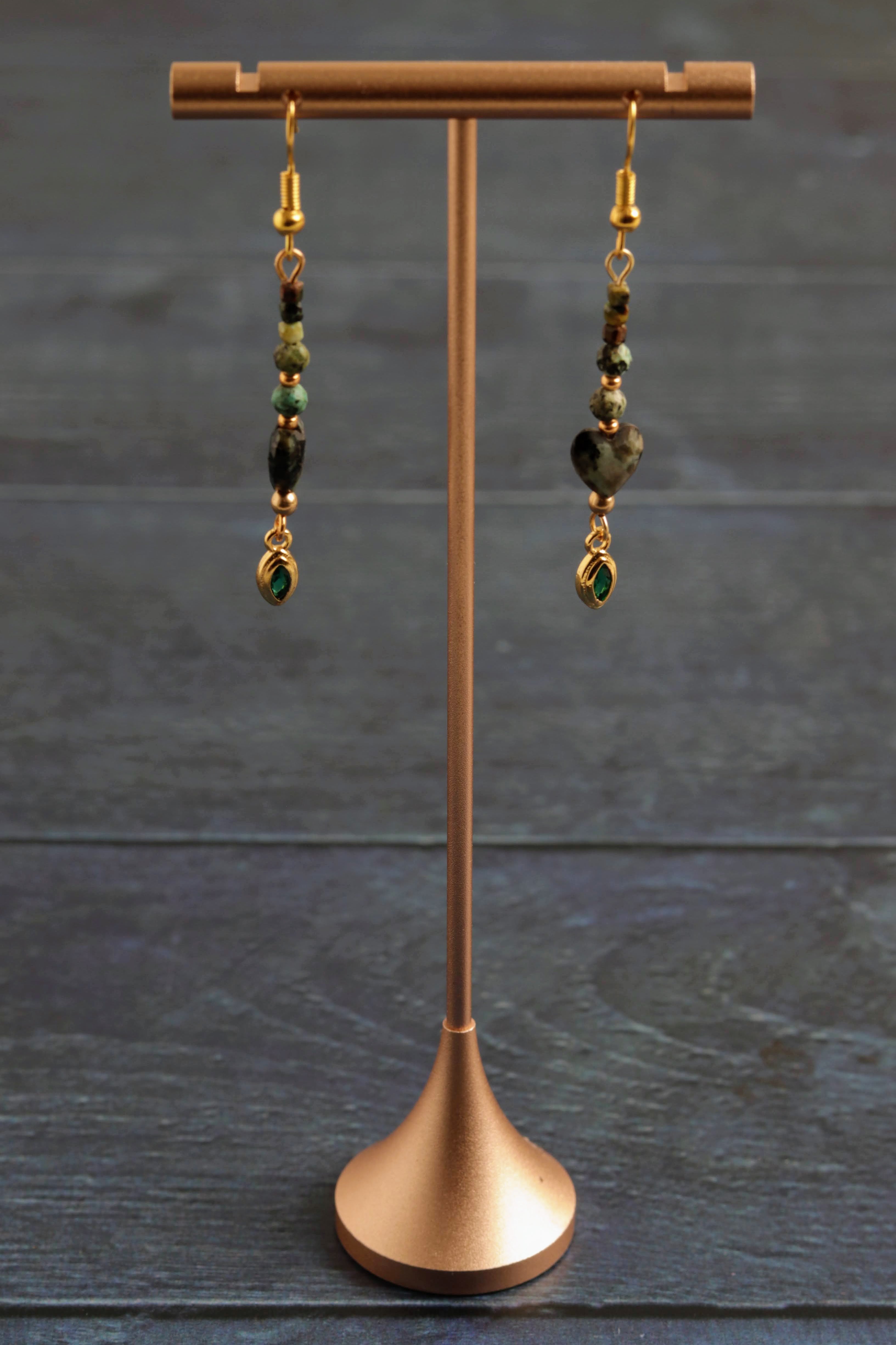 Emerald Heart Drop