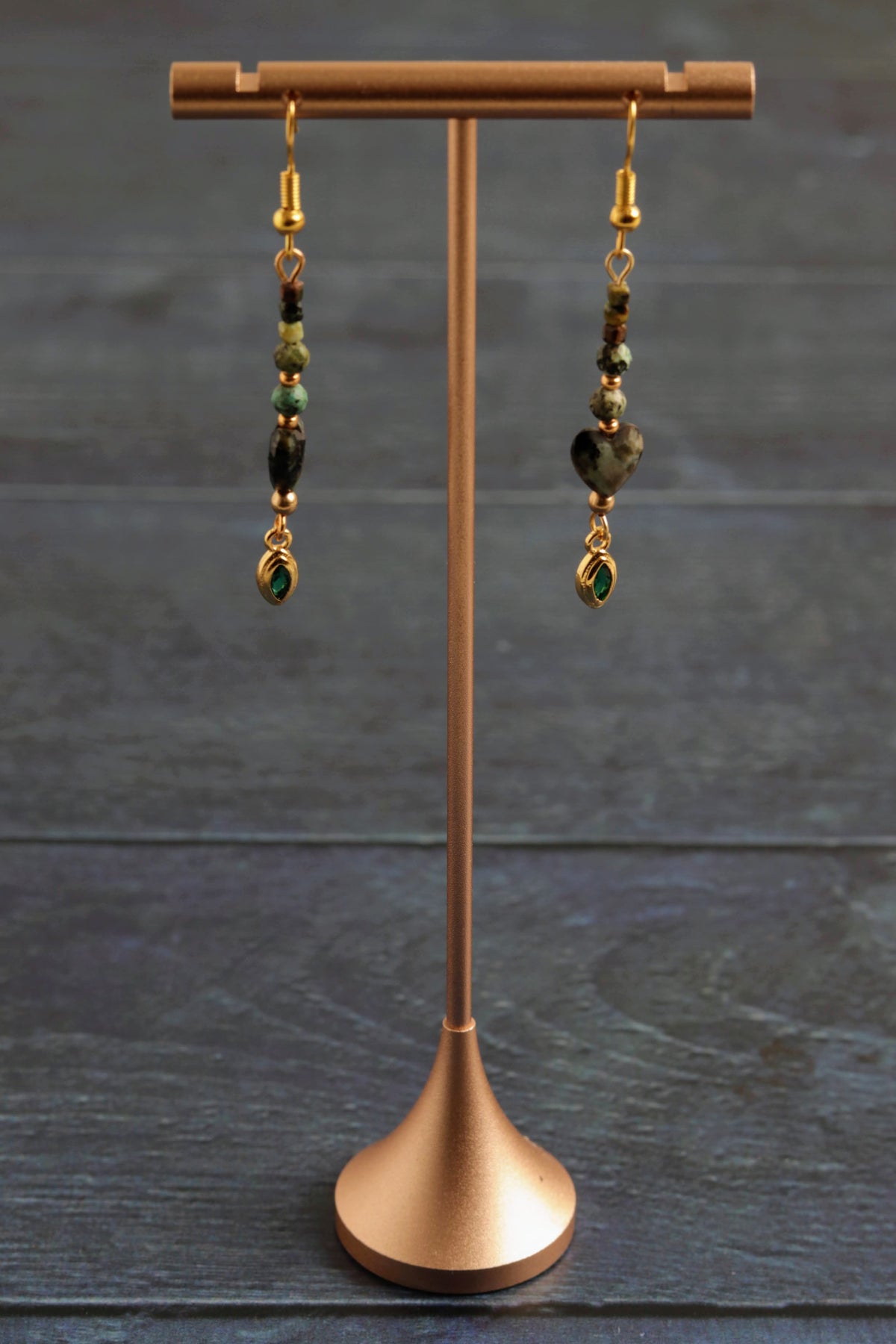 Emerald Heart Drop