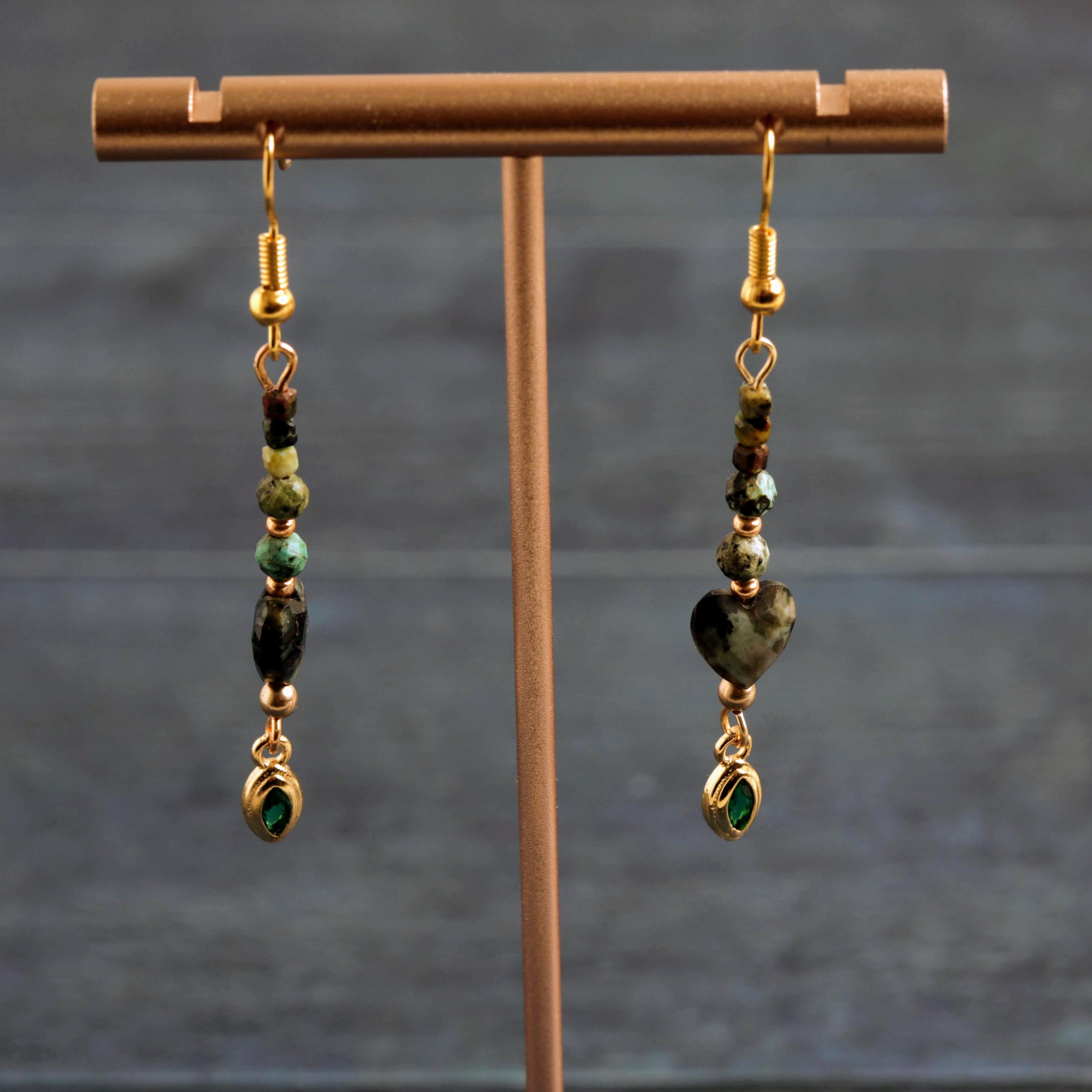 Emerald Heart Drop