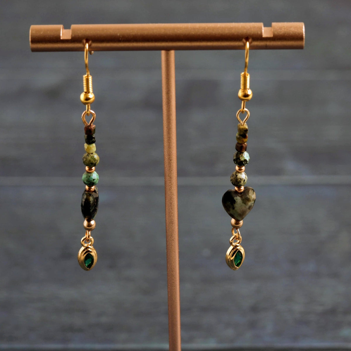 Emerald Heart Drop