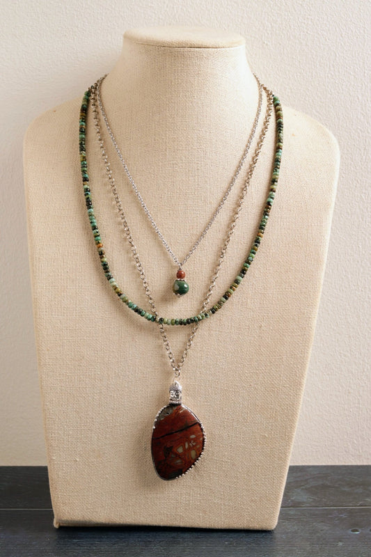 Red Earth Layers- Handmade Jewellery - i am boho
