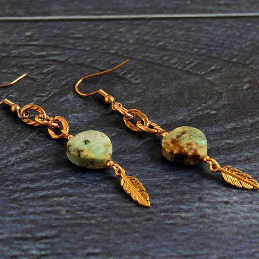 Feather Fall- Handmade Jewellery - i am boho