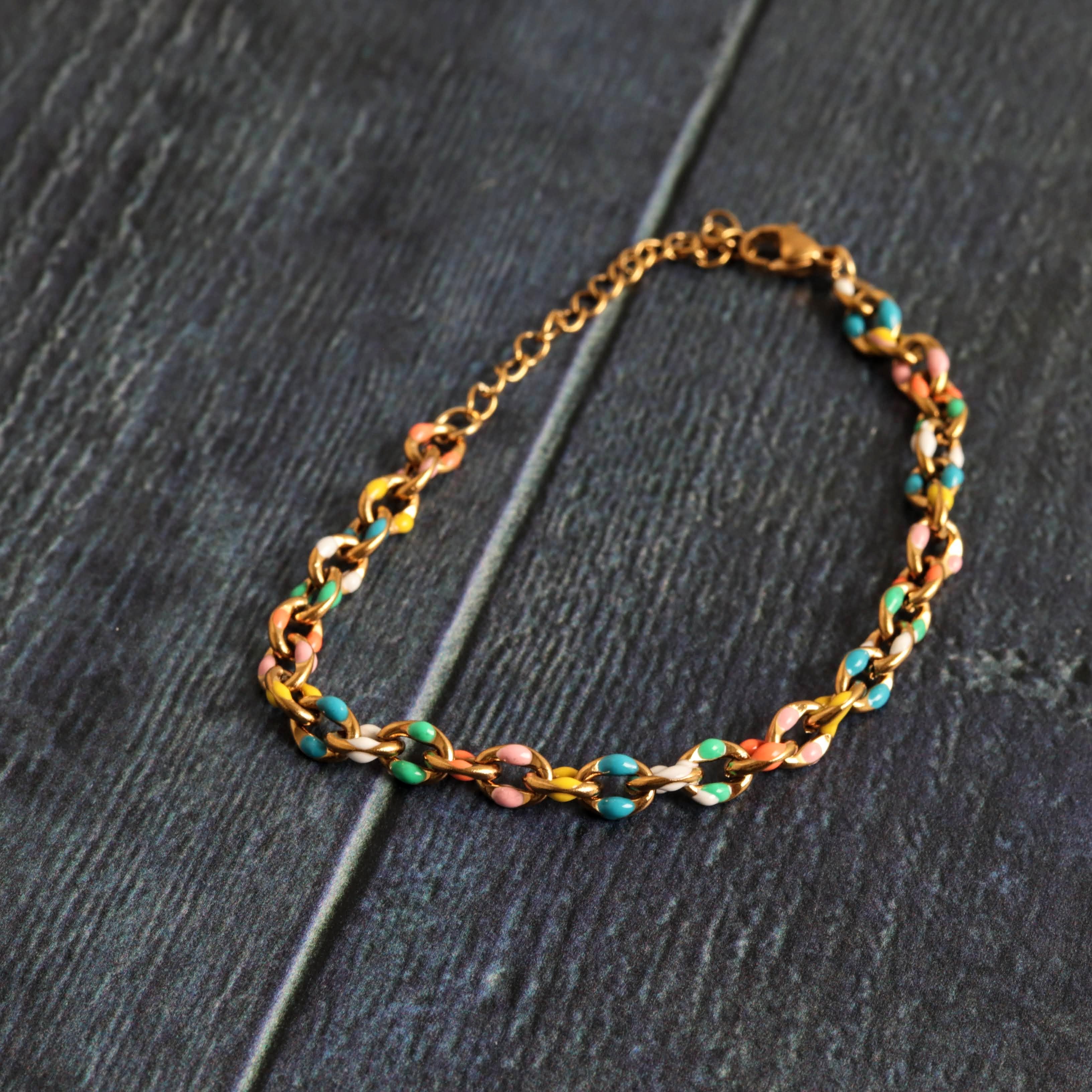 Rainbow Anklet