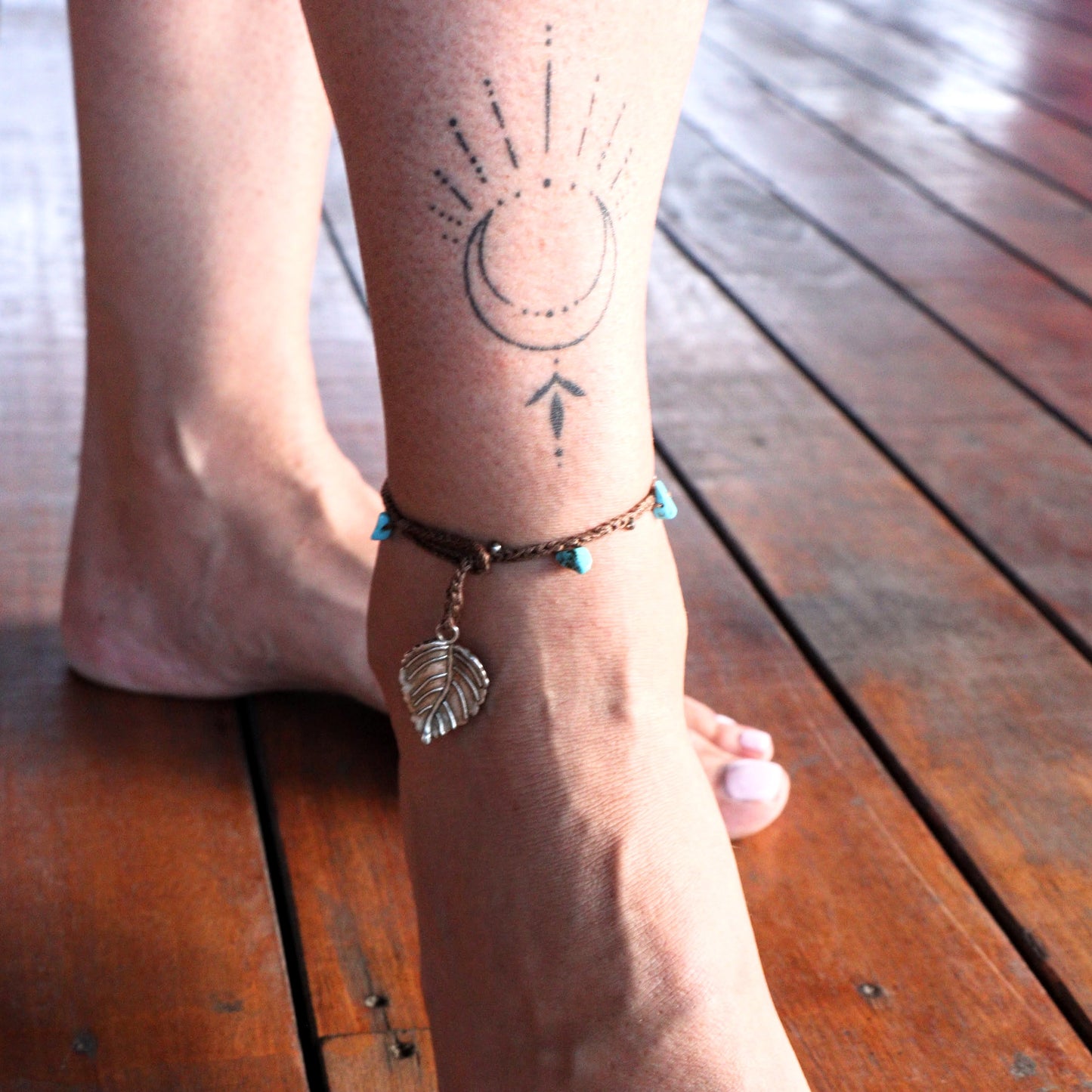 Cotton anklet