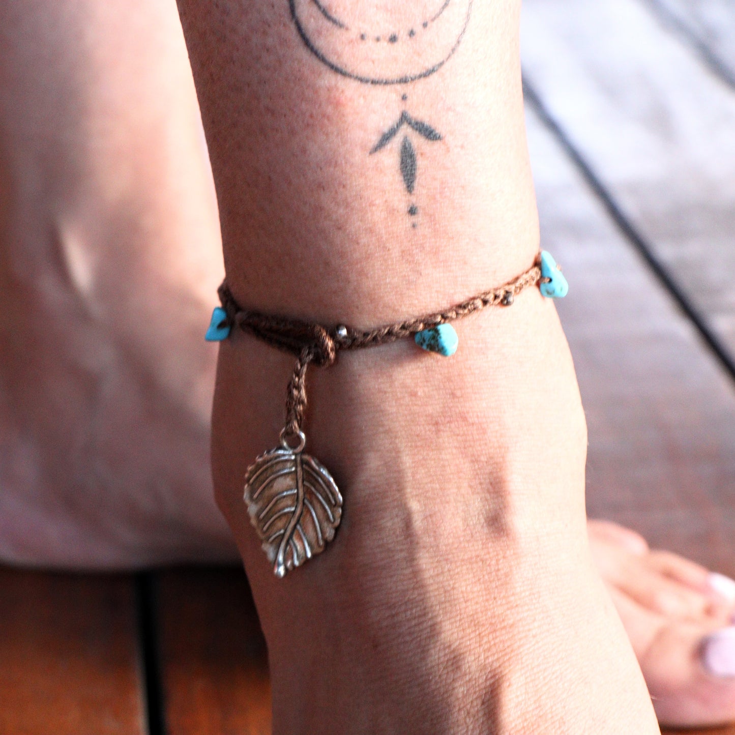 Cotton anklet